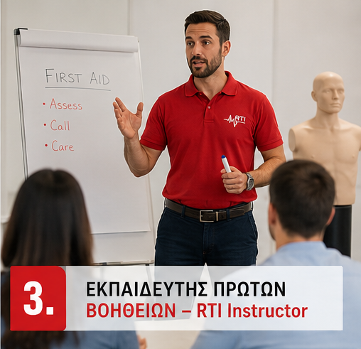 ΕΚΠΑΙΔΕΥΤΗΣ ΠΡΩΤΩΝ ΒΟΗΘΕΙΩΝ – RTI Instructor